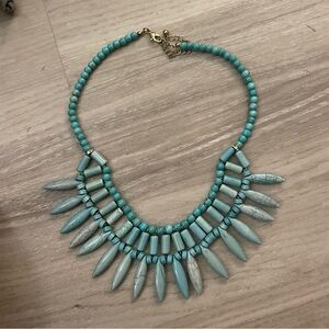 H&M Aqua Statement Necklace